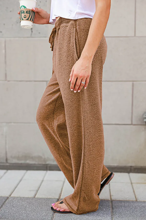 Casual Solid Color Pants