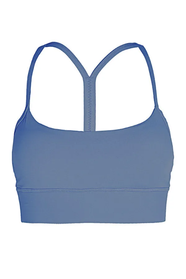 Cozy and Simple Solid Color Sports Bra