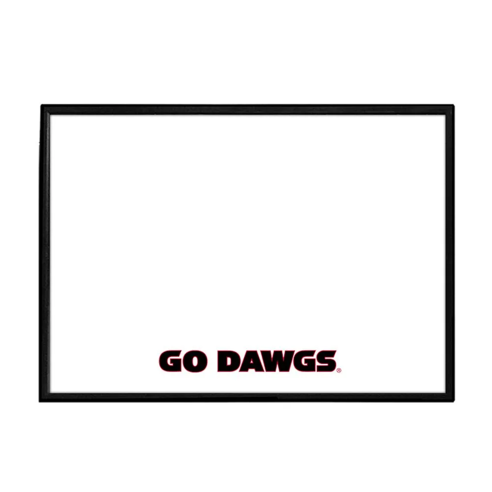 Georgia Bulldogs: Go Dawgs - Framed Dry Erase Board