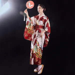 Gorgeous Traditional Japanese Kimono Gown