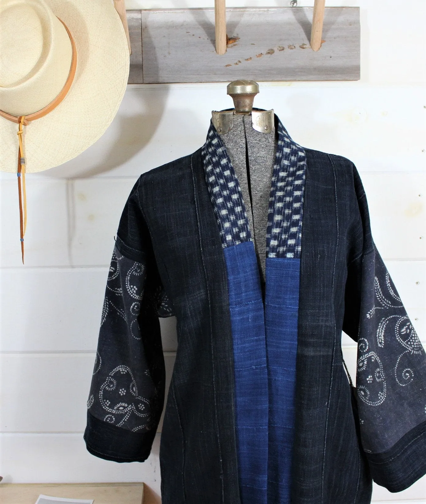 Indigo Batik Jacket ( Sold Out )