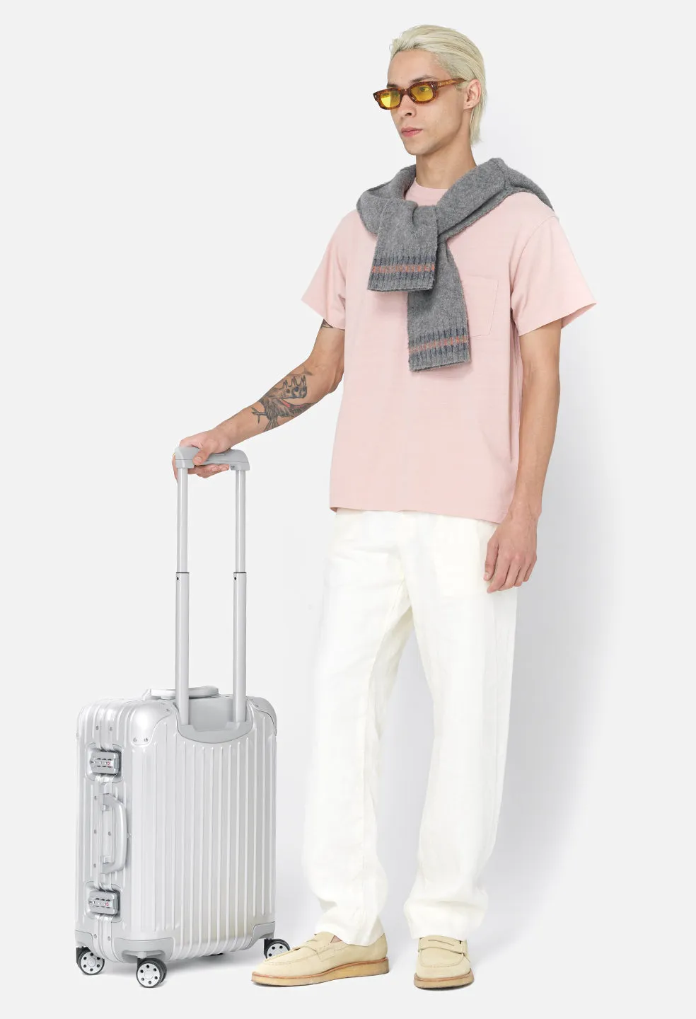 Linen Easy Trouser / Ivory