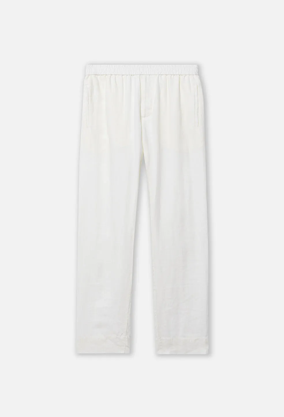 Linen Easy Trouser / Ivory