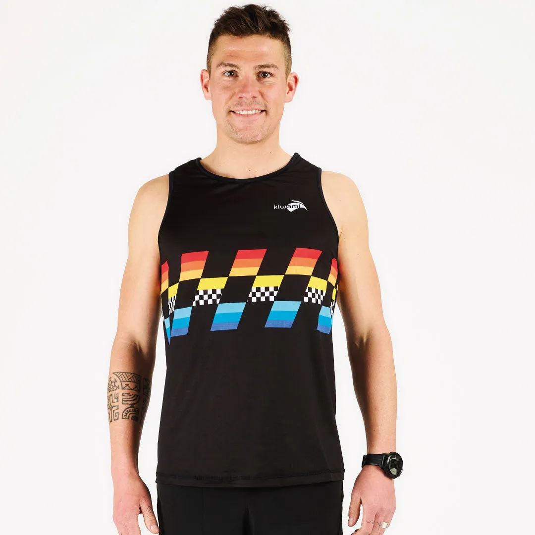 MEN'S RUNNING TANK FINISHER BLACK