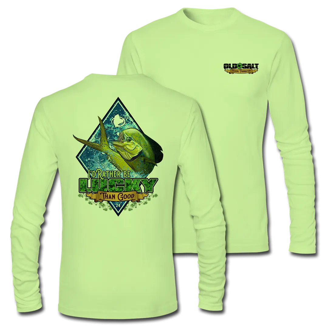 Rather Be Lucky - Mahi, Long Sleeve Performance Shirt