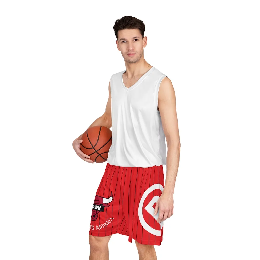 RAW SUSHI "BULLS" Basketball Shorts