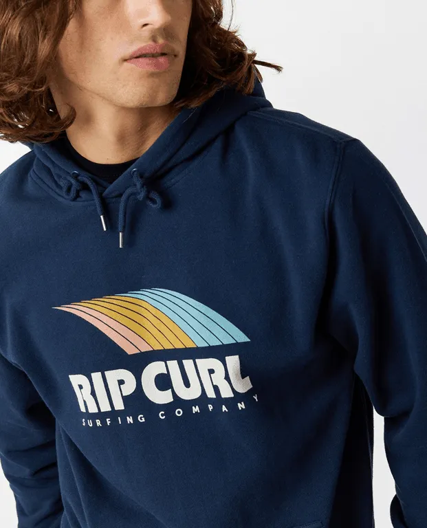 Rip Curl Hey Mama Print Mens Hoody Dark Navy