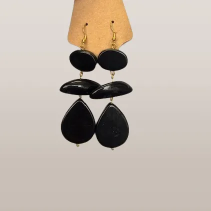 Solid Color Fashion Bone Earrings