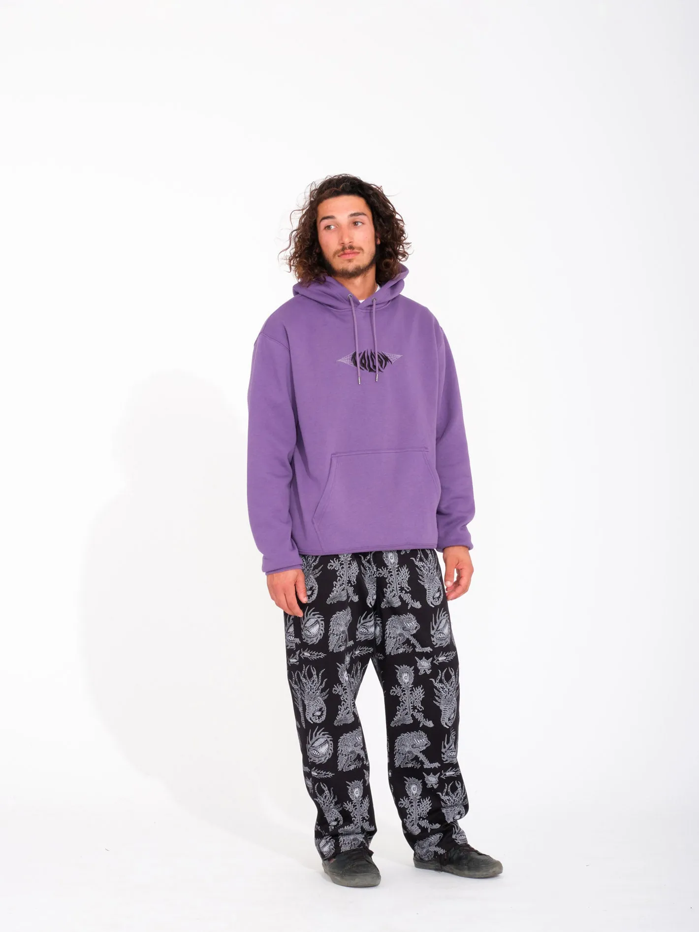 Tetsunori Freazy Elastic Waist Trousers - BLACK
