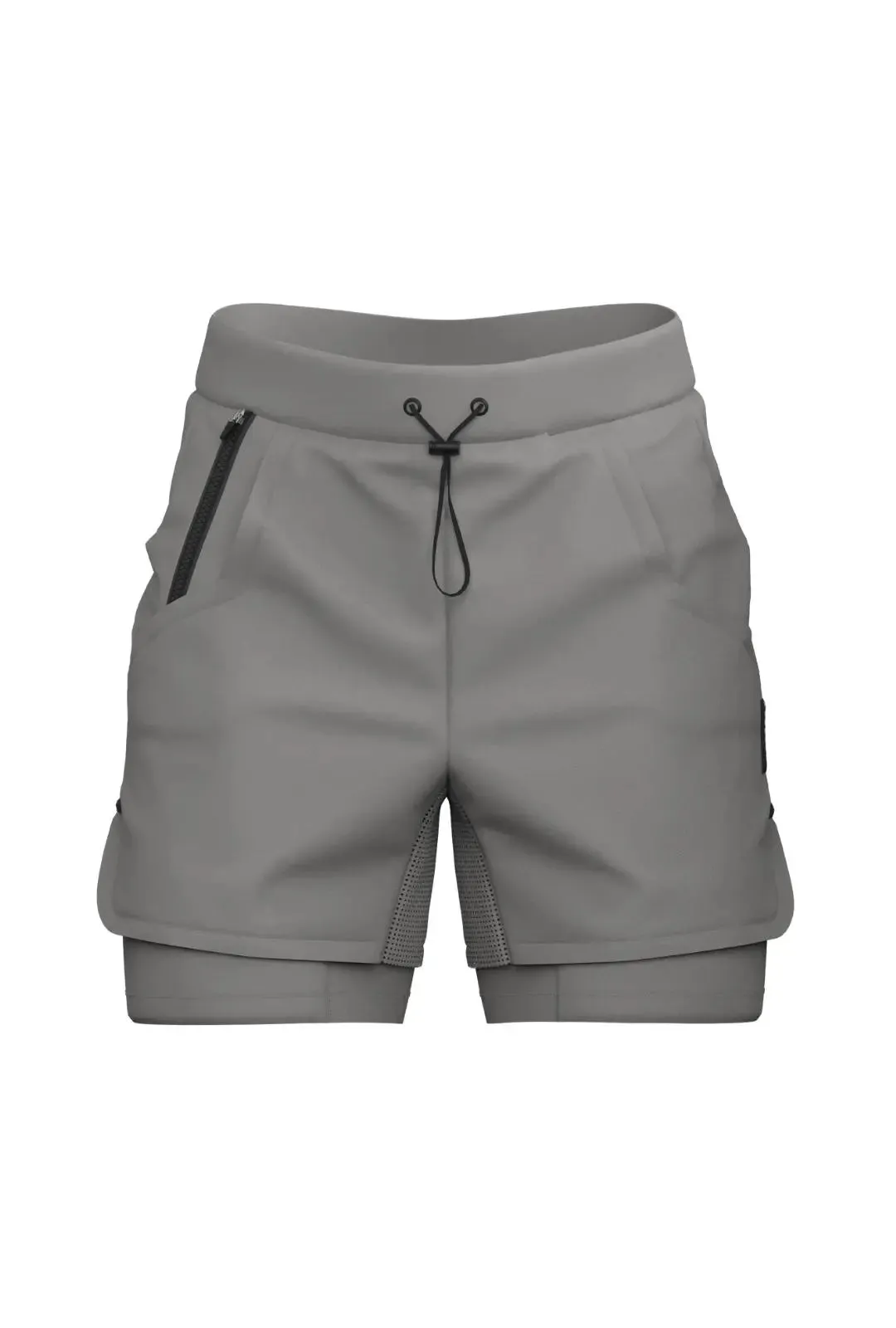 Total War Ai1 Lined Training Short - Ghost Grey