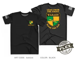 Wabash Battalion, Rose Hulman & USI Army ROTC Core Men's SS Flex Performance Tee - bukUcb