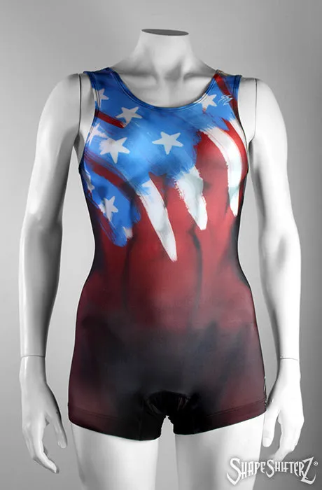 Women's 'USA Bright Star' Weightlifting Singlet